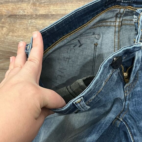 Hudson Made in the USA Denim Straight Leg Denim Sample Jeans Size 27 - Picture 12 of 15